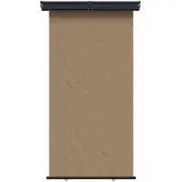 vidaXL Store latéral pour balcon, 170 x 250 cm, 100 % polyester, fer et acier