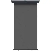 vidaXL Store latéral pour balcon, 160 x 250 cm, 100% polyester, fer et acier