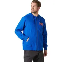 Helly Hansen Logo 2.0 Full Zip Sweatshirt Bleu XL Homme