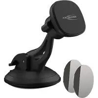 Ansmann Support magnétique Smart pour pare-brise, Support pour smartphone, Noir