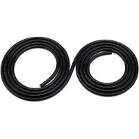 OEM Tuyau à vide en silicone, diamètre intérieur 6 mm, longueur 3 m, résistant aux hautes températures, pour radiateur de voiture - noir