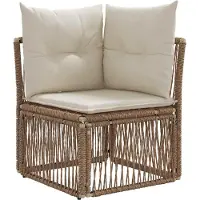 vidaXL Ensemble de canapé de jardin 12 pcs Beige Poly-Rattan
