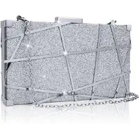 OEM Mini-sac Zilverne : élégant sac à bandoulière orné de chaînes, à fond transparent