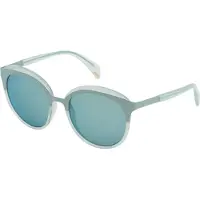 Police Lunettes de Soleil SPL499 53/20/135 SMCX SHINY FULL WATER GREEN COMBINED MAN POL SUN SPL499 SMCX 53 20 135