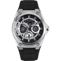 Police Montre - - Mixte - Analogique-Numérique - Bracelet en Silicone - Étanchéité 5 ATM