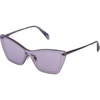 Police Lunettes de soleil - - SPL936 - Aviator - Métal - Verres gris - Mixte