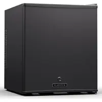 Klarstein Mini Réfrigérateur - 44L, avec porte en verre, pour boissons & snacks, Petit & Silencieux, Clayettes réglables, Serrure, Butée de porte interchangeable, Pieds réglables en hauteur
