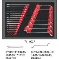Ks Tools Jeu de clés, 24 pièces en 1/1 système ( 711.0027 )