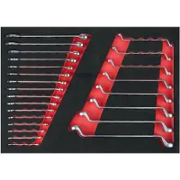 Ks Tools Jeu de clés, 24 pièces en 1/1 système de rangement
