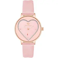 Juicy Couture Montre - - JC1234RGPK - Cuir - Quartz - Analogique