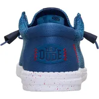 HeyDude Wally Stretch Sox Couleur Bleu