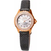 Folli Follie Montre Femme - - WF1B006STN - Cuir - Noir - Ø 33 mm