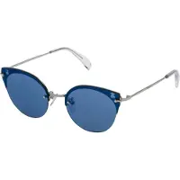 Tous Lunettes de soleil - STOA - STOA09-579B - Monture argenté - Verre gris miroir bleu - Mixte