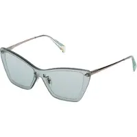 Police Lunettes de soleil - - SPL936 - Aviator - Noir - Verres gris - Catégorie 3