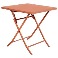Hespéride Greensboro Table de jardin carrée ambre - 70 x 70 cm