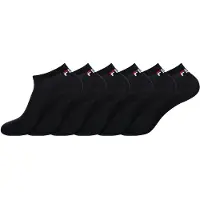 FILA FI/1/CSX6/TCF91 Lot de 6 paires de chaussettes homme noir - 43/46