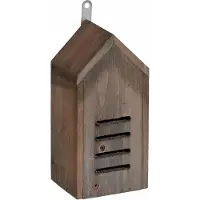 Relaxdays Maison pour coccinelles, hôtel pour coccinelles de jardin, à suspendre, bois non traité, hôtel à insectes pour coccinelles, marron