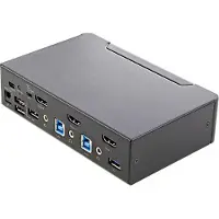 StarTech.com Sv231hu34k6 Hdmi Kvm Switch Argenté One Size / EU Plug 220V