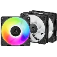 Arctic Cooling Case ACC P12 Pro A-RGB LN 3 pcs (120 mm, 3x), Ventilateur PC, Noir