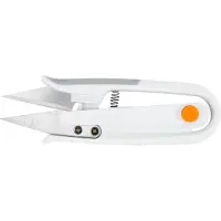 Fiskars 9-1059562 Ciseaux à fil blanc 12,5 cm