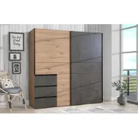 CasaDolce Armoire à portes coulissantes WINN 2