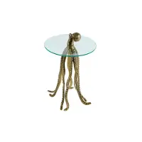 Invicta Table d'appoint 70 cm en verre, design moderne pour le salon - ACHETER MAINTENANT