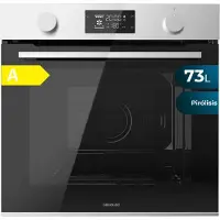 Cecotec Four encastrable pyrolyse Bolero Hexa P526000 Line A.Four pyrolyse capacité de 73 L, 9 fonctions, classe A