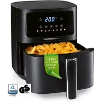 DS Produkte Friteuse à air chaud GOURMETmaxx, 4,5 l - Icônes en couleur, écran tactile LED - 8 programmes
