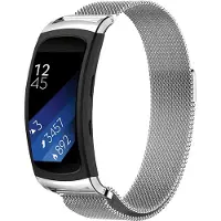 IMoshion Bracelet magnétique milanais pour Samsung Gear Fit 2 / 2 Pro - Argent