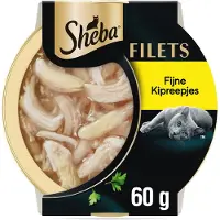 Sheba Filets Fines Lamelles de Poulet en Sauce - 16 x 60 g