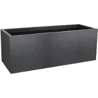 Poetic Jardinière Basalt'up - 57 L - Gris Anthracite Plastiques