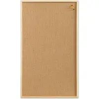 Naga Opslagstavle hessian med traeramme 80 x 60 cm Hessian Natur 80x1,5x60mm (1stk) (Tableau d'affichage, 80 x 60 cm)