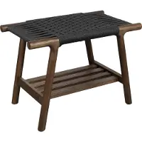 Dutchbone Stool Kintaro Walnut