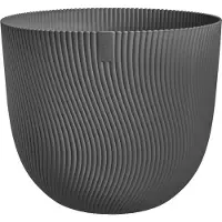 Elho Pflanzentopf Sereh Rund 40 cm Schwarz (40 x 33 cm)