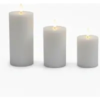 Relaxdays 3x bougies (3x)