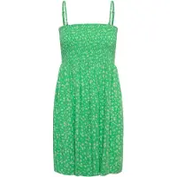 Rip Curl Surf Side Shirred Sleeveless Short Dress Vert S Femme