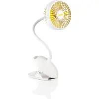 Unold 86680 Ventilateur de table Breezy Clip avec réglage de vitesse à 3 niveaux, durée de fonctionnement env. 2-8 heures