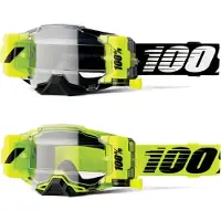 100% Armega Forecast Off-road Goggles Jaune Clear