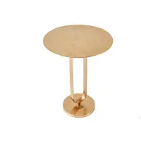 Invicta Table d'appoint 60 cm, design doré, style moderne, salon - ACHETER MAINTENANT