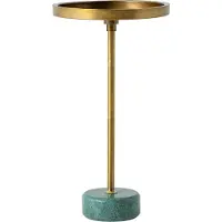 Invicta Table d'appoint 60 cm en marbre, design moderne pour le salon - ACHETER MAINTENANT