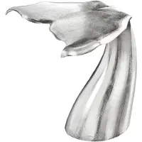 Invicta Table d'appoint 60 cm argentée, design moderne pour le salon - ACHETER MAINTENANT