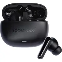 Boompods , écouteurs sans fil True Wireless avec réduction de bruit active 5.3, 26 heures d'autonomie, Echobuds, noir