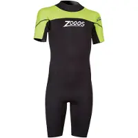 Zoggs Sea Ranger 1.5 Mm Junior Short Sleeve Shorty Noir 8 Years Fille