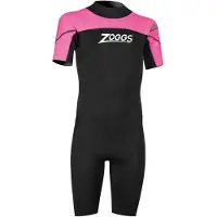 Zoggs Sea Ranger 1.5 Mm Junior Short Sleeve Shorty Noir 6 Years Fille