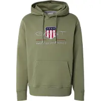Gant Archive Shield Regular Fit Hoodie Vert M Homme