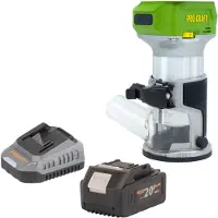 Procraft POB24bb Fraiseuse multifonctionnelle sans fil 20 V 6 / 8 mm Brushless + 1x batterie 4,0 Ah + chargeur