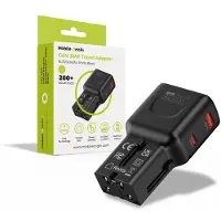 Mobile Origin Adaptateur de voyage 35 W, UE/États-Unis/Royaume-Uni/Australie PW25, noir