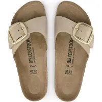 Birkenstock Mules Madrid Big Buckle femmes - Beige - 40