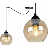 LightHome Élégante Suspension Avec Abat-Jour En Verre