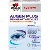 Queisser Pharma GmbH & Co. KG Doppelherz system Augen Plus Vision + Protection, 60 capsules